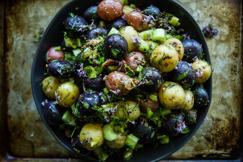 Red-White-and-Blue-Potato-Salad